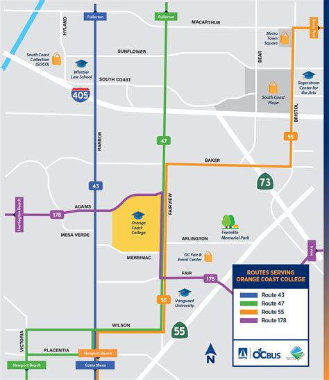 octa bus routes.